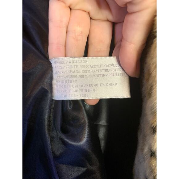 Vintage Worthington Leopard Faux Fur Peacoat, Women’s Size S, Mint Condition Y2K - Picture 7 of 13